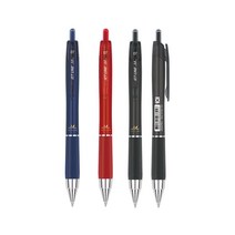 [문구조아] 자바 제트라인M 0.7mm 초저점도 유성볼펜 빨강, 6개