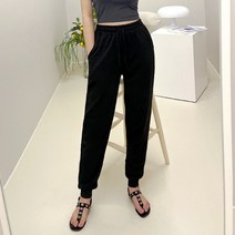 여자 봄가을 조거 밴딩 바지