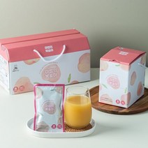 마법의복숭아 NFC착즙주스 복숭아 110ml 30개입, 마법의복숭아즙 110ml 30개입(선물포장)