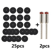Cspe 27 개 연마 커팅 디스크 32mm Dremel 로타리 공구 용 맨드릴 그라인딩 휠 금속 샌딩 디스크, 27pcs Set