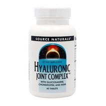 미국직배송 글루코사민 Source Naturals 소스 내추럴스 히알루론산 조인트 컴플렉스 60 타블렛