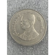 1985 태국 2 바트 기념 국제 청소년의 날 구리 니켈 구리 동전 기념주화 희귀동전 행운의상징