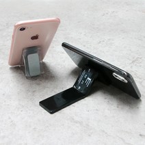 [포원] 갤럭시 아이폰 나노 논슬립 2in1 다양도 스마트폰 거치대 흡착홀더 차량용 핸드폰 거치대, 다용도 나노 겔패드, 블랙_걸패드