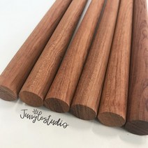 [정글스튜디오] 부빙가 우드봉 굵기20mm 길이60cm 80cm 90cm 100cm 120cm) 목봉 나무봉 마크라메 재료 DIY