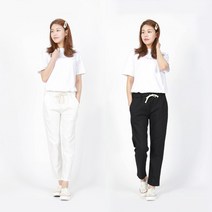 [퍼저머스]편하고 핏이 예쁜 여성 린넨 밴딩팬츠 봄 가을 여자바지