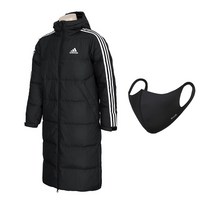 아디다스 3ST 롱 다운 코트 + 패션마스크