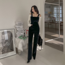 다바걸 모코듀로이점프수트