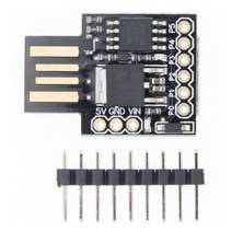 아두이노키트 프로그래밍 전자 아두이노 모듈 부품 블루 검정 tiny85 digispark kickstarter 마이크로 개발 보드 arduino iic i2c usb용 모듈, 검정-usb