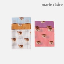 마리끌레르(잡화) 마리끌레르 고양이 가제 빅 손수건 53 x