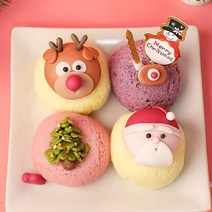 [몽슈슈크리스마스케이크] 크리스마스 케이크 만들기 쌀카롱 세트 쌀이랑놀자 DIY 키트, 기본