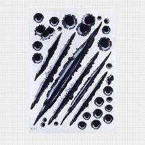 MF 자동차 3D 총알스티커 흠집 스크래치 커버, A103, 1개