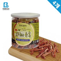 노견 부드러워 먹기 편한 육포, 오리 x4
