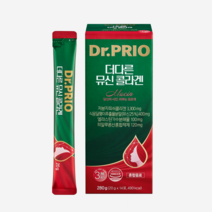 1+1닥터프리오 뮤신 콜라겐 3000mg 20gx14포 4주분