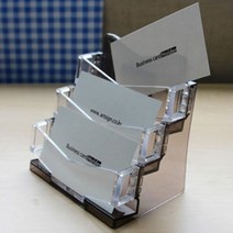 부동산 중계사 식당 매장 가계 업소 책상 명함집 꽂이, 색상, 투명