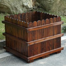 공원 정원 화분 야외 가드닝 꾸미기 방부목 꽃상자 정사각형 탄화목 야외재배함 공사함 보강, 11 탄화80x40x40, 오류 발생시 문의 ( 청춘별곡 )