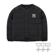 MLB) 베이직 U넥 중경량 덕 숏패딩 3ADJL0116-50BKS