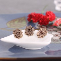 [아재리노] DW-크라운더블 뱃지 넥타이핀 브로치 패치 와펜 행거치프 배지