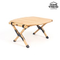 애드원리빙 홈프랜드 OCTA 팔각 우드 롤 테이블, OCTA 네추럴 60*60