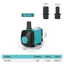 EU 110V 220V 3W 6W 수족관 잠수정 워터 펌프 분수 필터 물고기 연못 조용한 탱크 측면 흡입, 01 3W_02 220V_02 EU