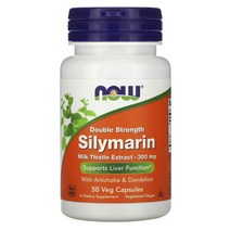 나우푸드 밀크씨슬 더블 스트렝스 300mg 베지캡슐 50정 비건 민들레 아티초크 실리마린 채식주의자 Leaf 플라보노이드 식물성 Silymarin 민들레뿌리 추출물 실리빈