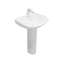 해림 DL100 라운드 세면기, 세면기(도기)+P트랩+앵글밸브+폽업+앙카볼트, 1개