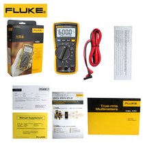 누설전류계 누설 전류계 오리지널 Fluke 디지털 멀티미터 테스터 15B 17B 18B 12E Plus 107 101 키트 115 1, 08 Fluke 115C