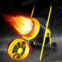 농업용온풍기 공장 열풍기 히터 비닐하우스 사육장 대형, 5KW 380V (스테인리스 가열관)