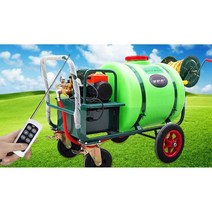 고압분사기 전동 분무기 농업용 살충제 카트, 48V 160L + 30m + 배터리