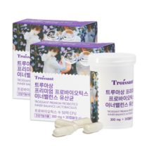 트루아상 프로바이오틱스 여성 질 유래 50억 유산균 300mg x 30캡슐, 2개