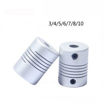 4pcs CNC D19L25 모터 턱 샤프트 커플러 3mm 10mm 유연한 커플 링 OD 19x25mm 도매 Dropshipping 3/4/5/6/7/8/10mm|축 커플링|, 단일, 1개, 4 x 8