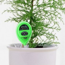 유저핏 고급 3in1 센서 토양 수분측정기 라이트그린, 1개