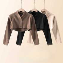 어깨 패드 수면 조끼 보온 노인 방한 경추, 블랙 (카라 패치 반팔) M