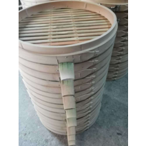 편백나무찜기 52cm 대나무 라운드 찜통 대용량 편백찜, G