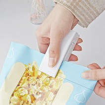 씨리얼 먹던과자 오래보관 밀봉 실링기 접착기 밀폐 진공포장 소형 수동 가정용