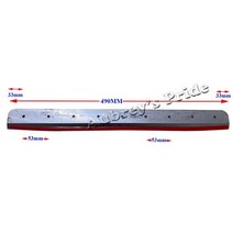 오래된 스타일 A3 크기 490mm 1Pc 블레이드 + 2Pcs 스택 용지 림 단두대 커터 기계 용 레드 기본 패드 YG-858 교체 강철