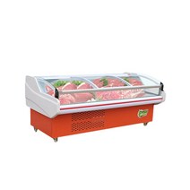 냉장평대 마라탕 냉자아고 오픈 쇼케이스 오픈형 훠궈, 1.5m 직접 냉각 표준 강판 유형