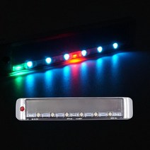 윙바디 태양열 크롬사각 26패턴 LED 경광등-2802EA, 본상품선택