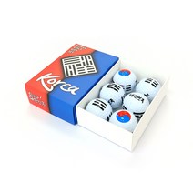 대한골프만세 대한민국 골프공 6개 세트 골프공 선물 홀인원 기념 볼마커 판촉용품
