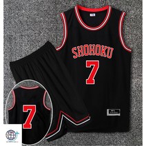 슬램덩크 커스텀 농구복 져지 전사이즈가능 6XL 유니폼 세트 벚꽃