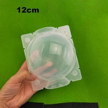 새싹재배기 식물 뿌리 성장 상자 고압 원예 루트 볼 사육 케이스 정원 접목 응원 심기, 투명 12cm