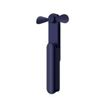 높이조절탁상용선풍기 게이밍 선풍기미니 휴대용 팬 USB 충전식 핸드 헬드 데스크탑 조용한 접이식 사무실, 04 Blue, 한개옵션1