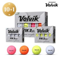 [골프선물세트 10+1][볼빅정품] VIK3 plus 빅3 플러스 프리미엄 골프공 3피스, VIK3 PLUS_레인보우