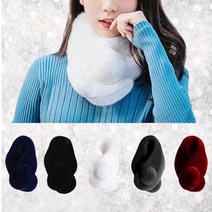 미니 목보호 자석 목도리 숏머플러 넥워머 예쁜 스카프 방울 쁘띠 동그라미 쁘띠퍼 머플러
