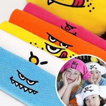 충무타올 스위트몬스터 곰보(양머리) 세면 150g 1매, 화이트