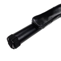 한밭큐가방 당구큐대 당구 큐가방 휴대용 풀 케이스 2 홀 보관 방진 대 운반 상자 지퍼 파우치 홀더 pu 포함, 없음