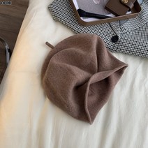 일본산 적치모자 여성 봄가을겨울 미니언더캡 베레모