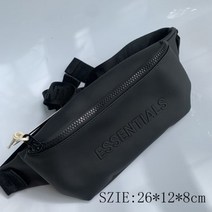 파우치 힙색 힙팩 크로스백 가방 남녀공용 캐주얼 여행 블랙 카키색 숄더백 필수품, 블랙 E