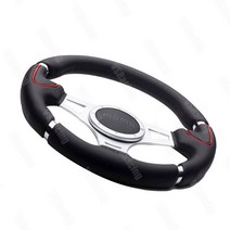 유니버설 13 인치 320mm 레이싱 스티어링 휠 모모 자동차용 자동 스티어링 휠 스포츠 가죽 스티어링 휠, [02] Silver