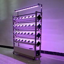 가정용 4단 led 수경 식물 재배기 자동급수 실내 새싹 재배 스마트팜 채소 야채 상추, 양면 4단 (led램프 포함), .