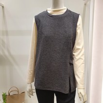 올리비아로렌 [백화점인기][사이드 리본 베스트] 세련된 무드로 레이어드 코디하기 좋은 겨울베스트 VOBANYW9171